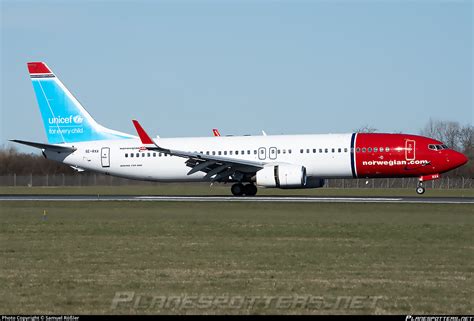 SE RXA Norwegian Air Sweden AOC Boeing 737 84P WL Photo By Samuel