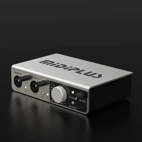 Midiplus Studio 2 OTG Studio Audio Interface 2 In 2 Out USB Audio Mixer