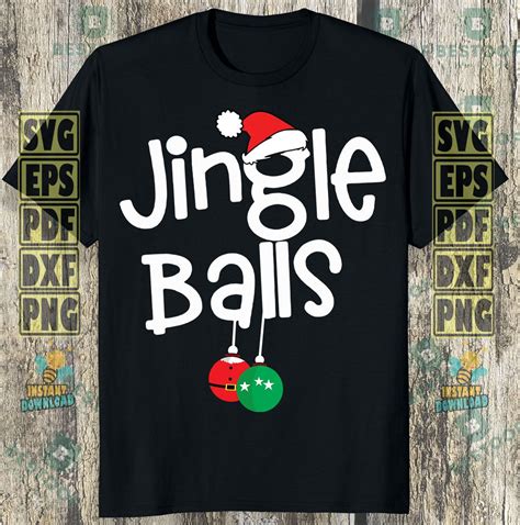 Jingle Balls Tinsel Tits Svg Png Digital Download Chest Nuts Etsy