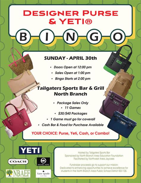 purse-bingo-flyer - North Branch Area Chamber of Commerce