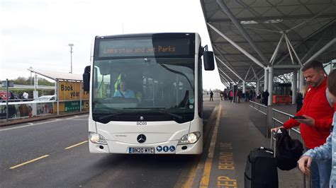 National Express Stansted Car Park Shuttles Mercades Benz Citaro