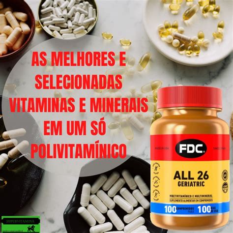 All Geriatric Tab Fdc Vitaminas Importado Concentrado