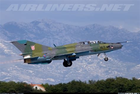 Mikoyan Gurevich Mig 21umd Croatia Air Force Aviation Photo