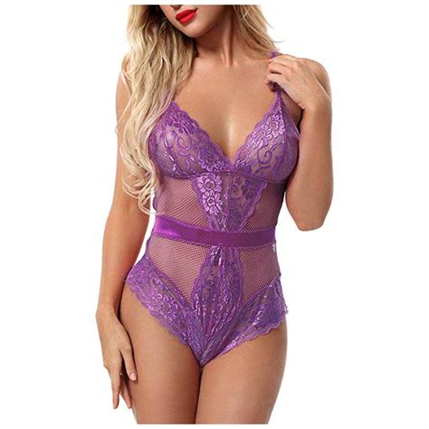 Zuwimk Womens Lingerie Set Women S Soft Lace Lingerie Set See Through