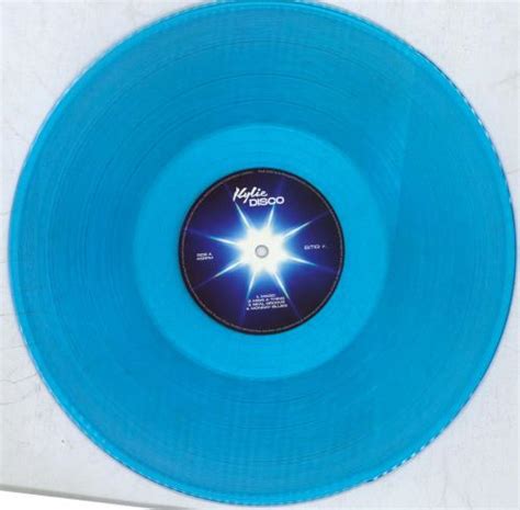 Kylie Minogue Disco Blue Marble Vinyl Uk Lp Vinyl Record Set