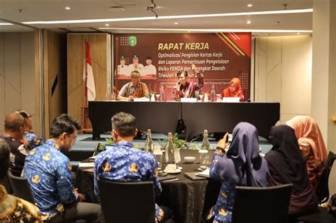 Sekda Buka Raker Optimalisasi Pengisian Kertas Kerja Dan Laporan