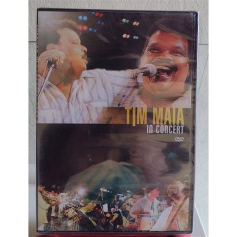 DVD Tim Maia In Concert ORIGINAL LACRADO Shopee Brasil