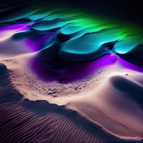 Fondo Abstracto De La Superficie De Las Dunas De Arena Del Desierto De