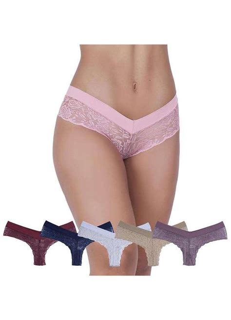 Kit Calcinhas Cinderela Renda E Microfibra Concept Lingerie