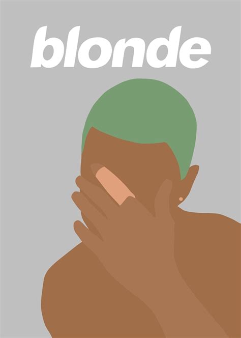 Frank Ocean Blonde Covers Posters And Prints By Rapinggods Printler