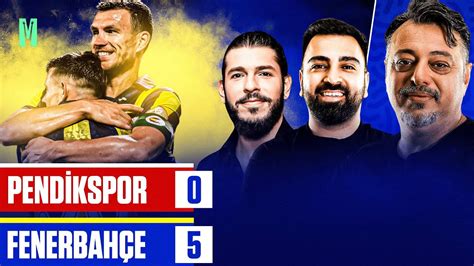 PENDİKSPOR 0 5 FENERBAHÇE MAÇ SONU SAMET GÜZEL ERDAL VAHİD FİKRET