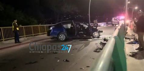 Tr Gico Accidente Sobre Libramiento Sur Y Carretera A Villaflores