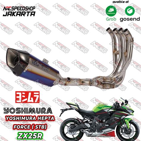 Jual Knalpot Yoshimura Hepta Force Zx R Full System Stb Fullsystem