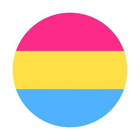 La Bandera Del Orgullo Pansexual Es La Bandera Lgbt Vector Premium