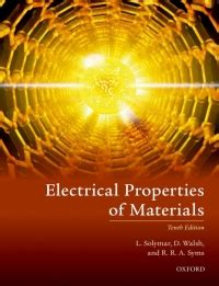 Electrical Properties of Materials 10th edition | 9780198829959 ...