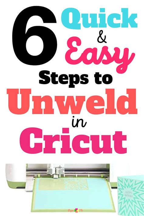 Heres How To Unweld In Cricut In Easy Steps Artofit