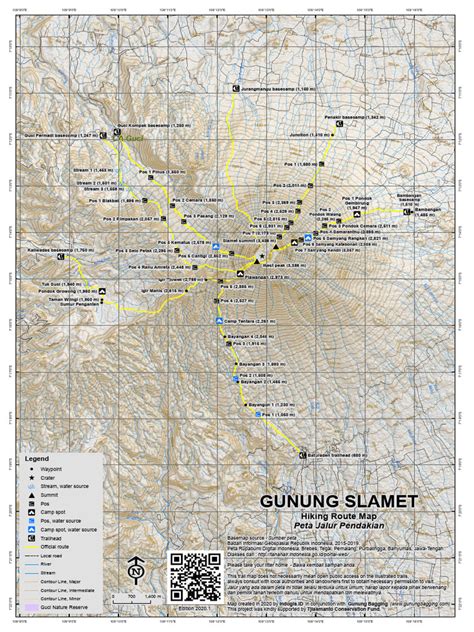 peta-jalur-pendakian-gunung-slamet | PDF