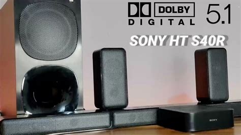 Sony HT S40R 600W Real 5 1 Dolby Digital Surround Sound Soundbar