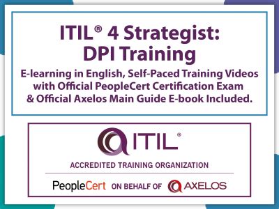 ITIL 4 Strategist Direct Plan And Improve DPI E Learning In English