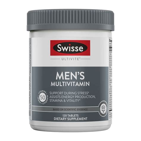 Swisse Men S Ultivite Multivitamin 120 Tablets Essential Nutrients For Optimal Health