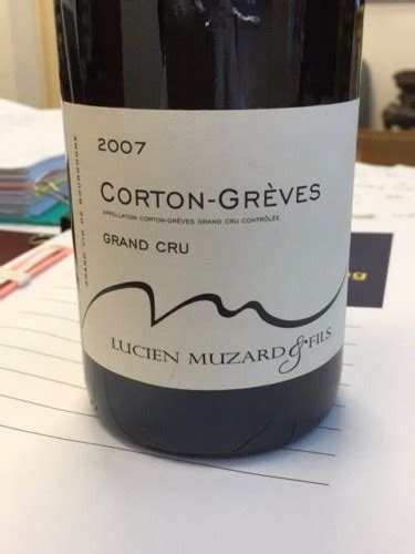 Lucien Muzard Fils Corton Gr Ves Grand Cru Vivino Us