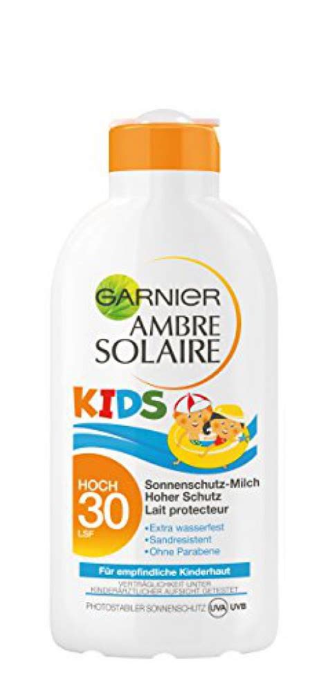 Garnier Ambre Solaire Sonnencreme Kids Sonnenschutz Milch für Kinder