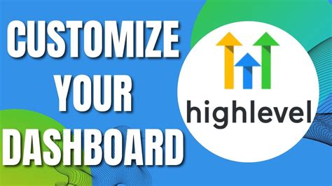 How To Style Customize Your Gohighlevel Dashboard Quickly 2023 Youtube