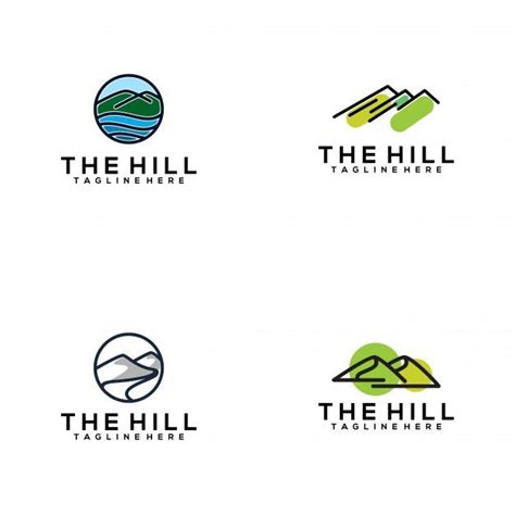 The hill logo collection | Vettore Premium | Online logo design, Church ...