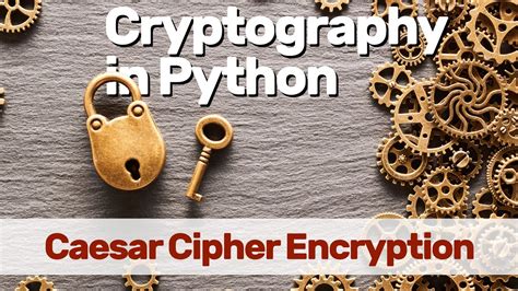 01 Caesar Cipher Encryption Exercise In Python Youtube