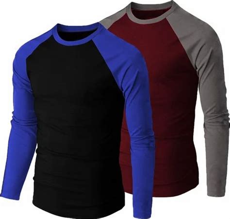 The Blazze Mens Raglan Full Sleeve T Shirts For Men Combo 03 At Rs