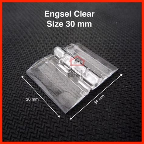 Jual Engsel Akrilik Bening Mm Clear Cm Kupu Transparan Hinge