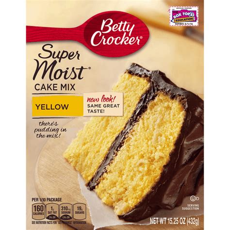 Betty Crocker Cake Mix, Yellow 15.25 oz | Cake & Cupcake Mix | Riesbeck