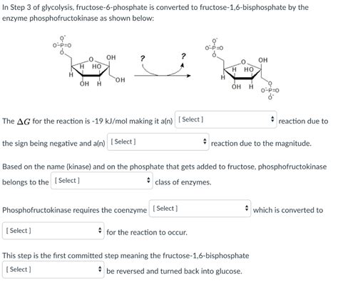 Solved In Step 3 of glycolysis, fructose-6-phosphate is | Chegg.com