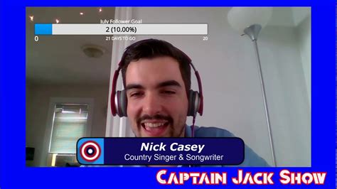 Captain Jack Show Interview With Nick Casey Youtube