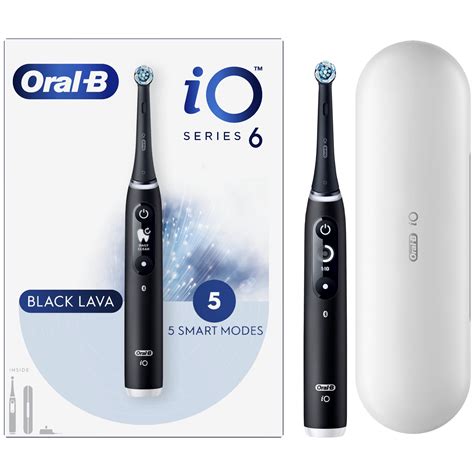 Oral B Io Series 6 Electric Toothbrush With 1 Brush Head Black Lava