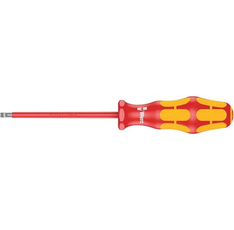 Wera 160 I VDE Insulated Screwdriver For Slotted Screws Billig