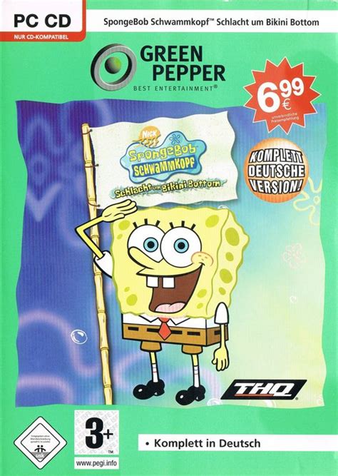 SpongeBob SquarePants Battle For Bikini Bottom Cover Or Packaging Material MobyGames