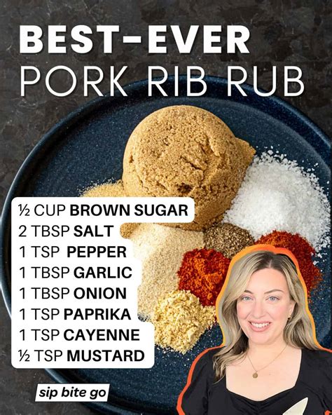 Pork Rib Rub - Easy Homemade Recipe - Sip Bite Go