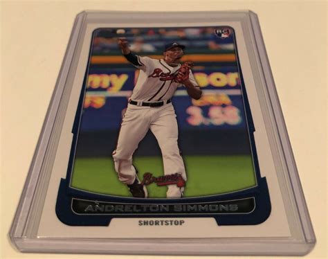 Bowman Baseball Andrelton Simmons Atlanta Braves Rookie Card