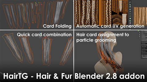 Artstation Hairtg Hair And Fur Blender 28x Addon In The Works