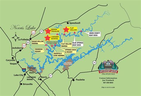 Norris Lake Maps and Directions - Norris Lake Properties