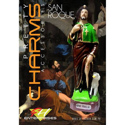 Patron Saint San Roque (size: 11 inches height) | Shopee Philippines