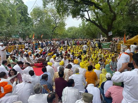 Protesting Wrestlers Take Out Candlelight March At Jantar Mantar