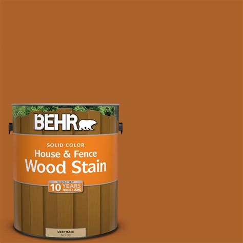 BEHR 1 gal. Cedar Naturaltone Semi-Transparent Waterproofing Wood Stain ...