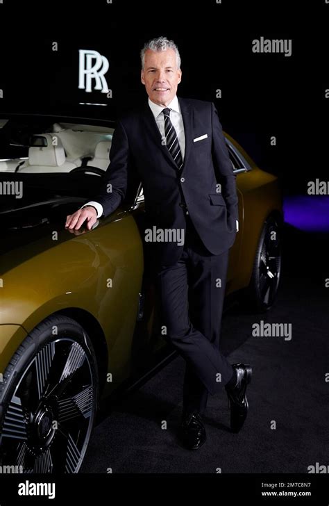 Rolls Royce CEO Torsten Muller-Otvos poses for a photograph at Rolls ...