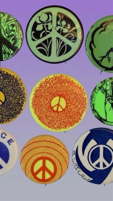 Peace Sign Wall Art Nature Petri Dishes Trees Flowers Hippies Hippie