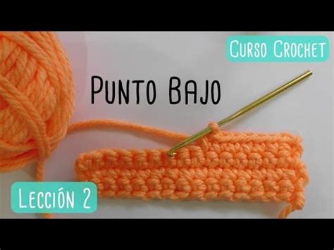 Crochet Para Principiantes Punto Bajo Youtube