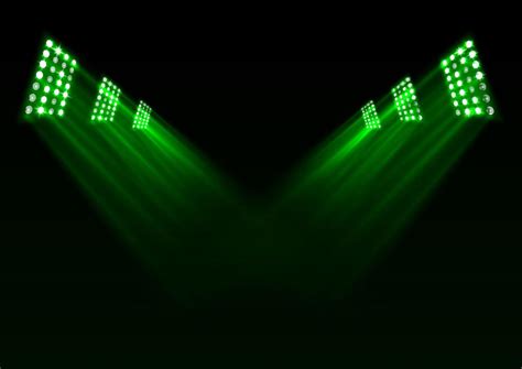 Green stage lights background 7167848 Vector Art at Vecteezy