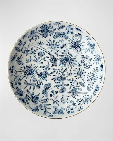 Mottahedeh Sacred Bird And Butterfly Blue Dinnerware Collection