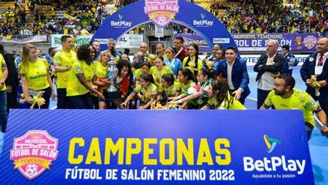 Selección Colombia Femenina De Futsal Se Consagró Campeona Del Mundo